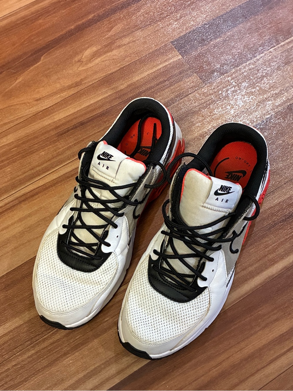 Nike Air Max Excee White Black Bright Crimson CD4165-116 Mens Size 10